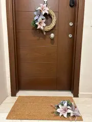 Tasarım Kapı Önü Paspas Set İki Parça No:1