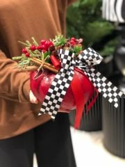 Kokinalı Kırmızı Kabak Dekor