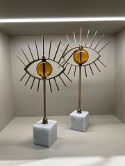 Pirinç Mermer Kaideli Göz Dekor Bal