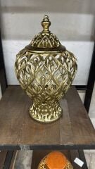 Delikli Döküm Küp Küçük/GOLD