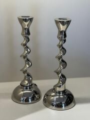 İthal İkili Gümüş Şamdan No:2