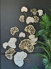 Yeni Sezon Yaprak Motifli İthal Metal Tablo