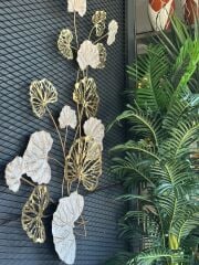 Yeni Sezon Yaprak Motifli İthal Metal Tablo