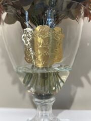 Güllü Lüks Ayaklı Büyük Boy Vazo