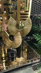 Mermer Kaideli Döküm C Dekor Gold/İkili