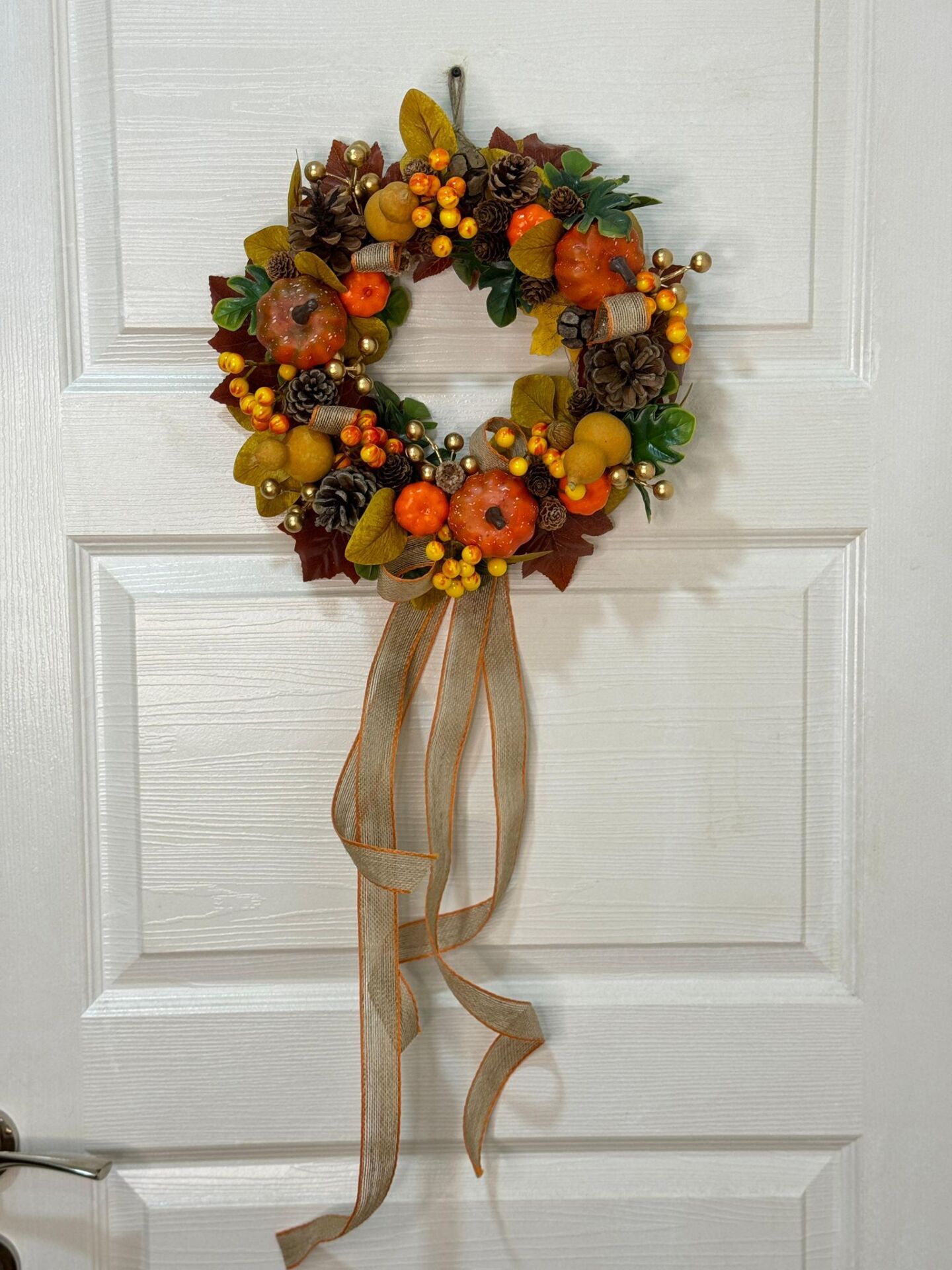 Kabak Detaylı Tam Tur Yılbaşı Çelengi