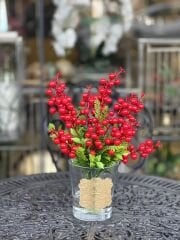 Cam Vazoda Kokinalı Çiçek