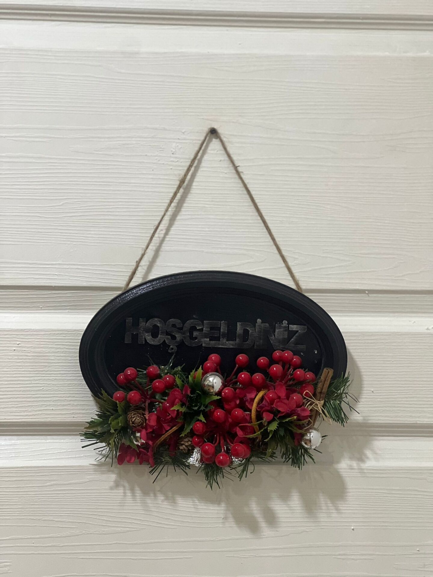 Kırmızı Kokinalı Kapı Süsü