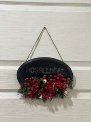 Kırmızı Kokinalı Kapı Süsü