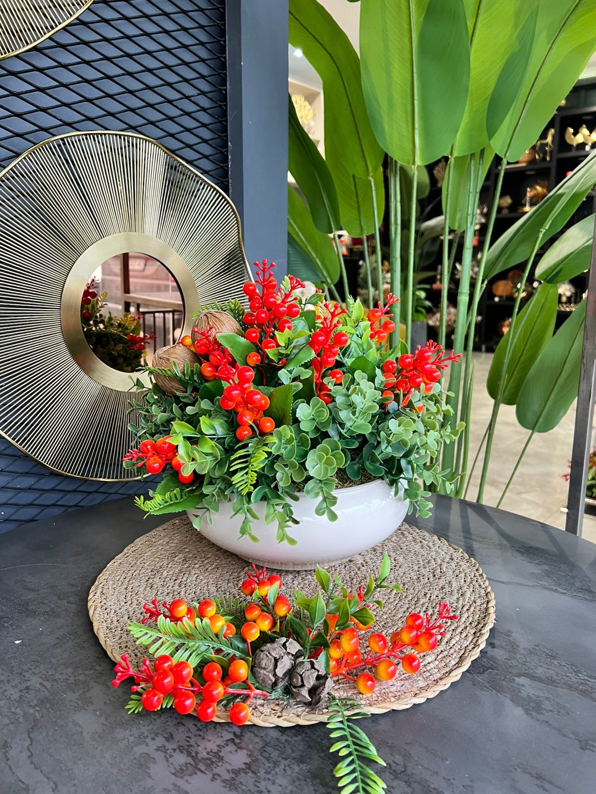 Turuncu Kokinalı Yassı Vazolu Suplalı Set