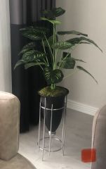 Yapay Bitkili Mermi Vazo No:1