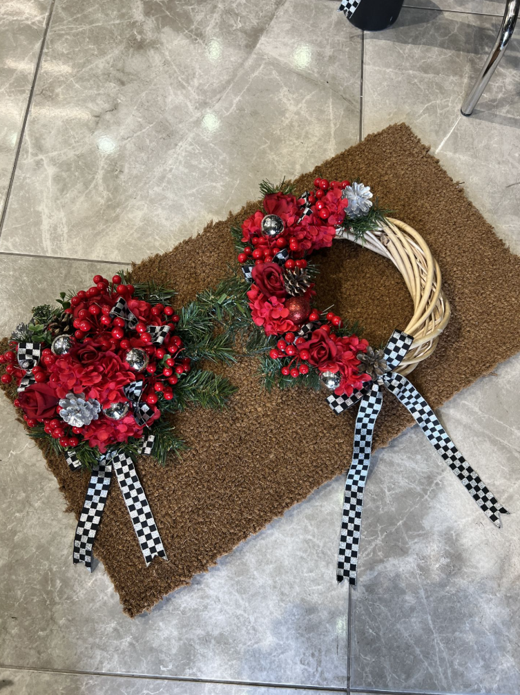 Yılbaşı Konsept Paspas ve Kapı Süsü NO:21