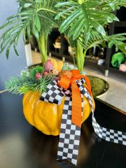 Kokinalı Sarı Kabak Dekor