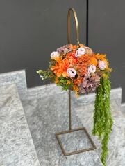 AYAKLI YER VAZOSU SALINCAK TURUNCU