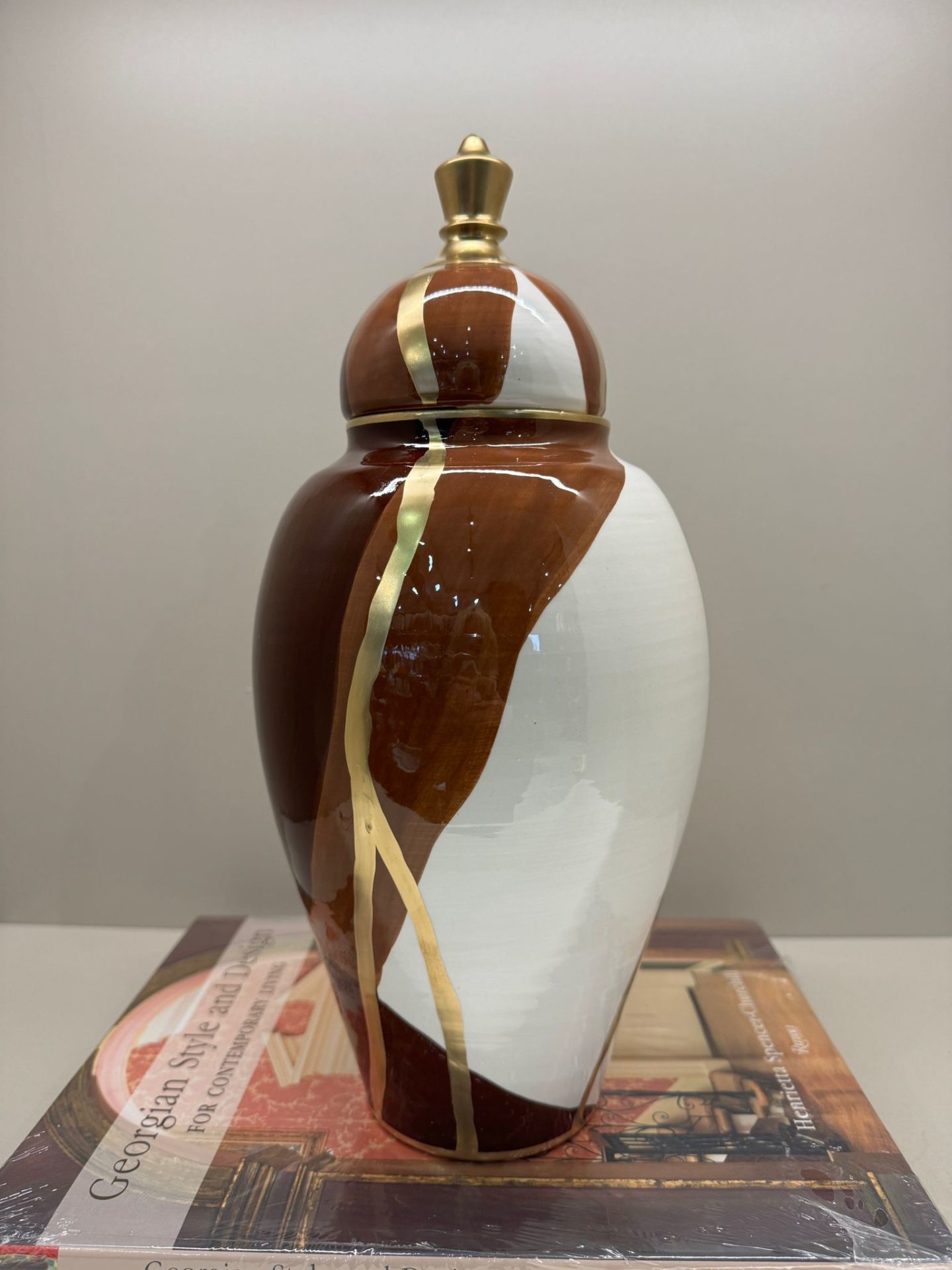 Desenli Gold Detaylı Küp Küçük Boy No:2