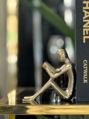 Döküm İthal Kitap Tutucu - Gold