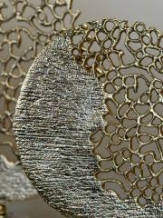 Mermer Kaideli Döküm Dekor Set Gold