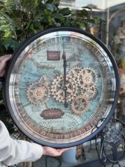 Çarklı Duvar Saati Siyah No:4