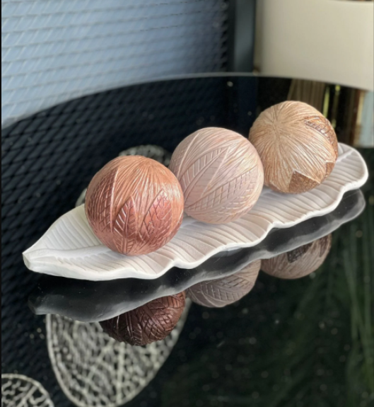 Yaprak Tepsili 3Top Dekor No:5