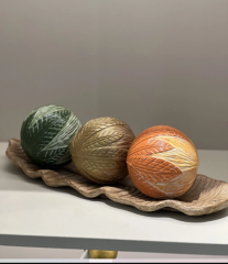 Yaprak Tepsili 3 Top Dekor No:6