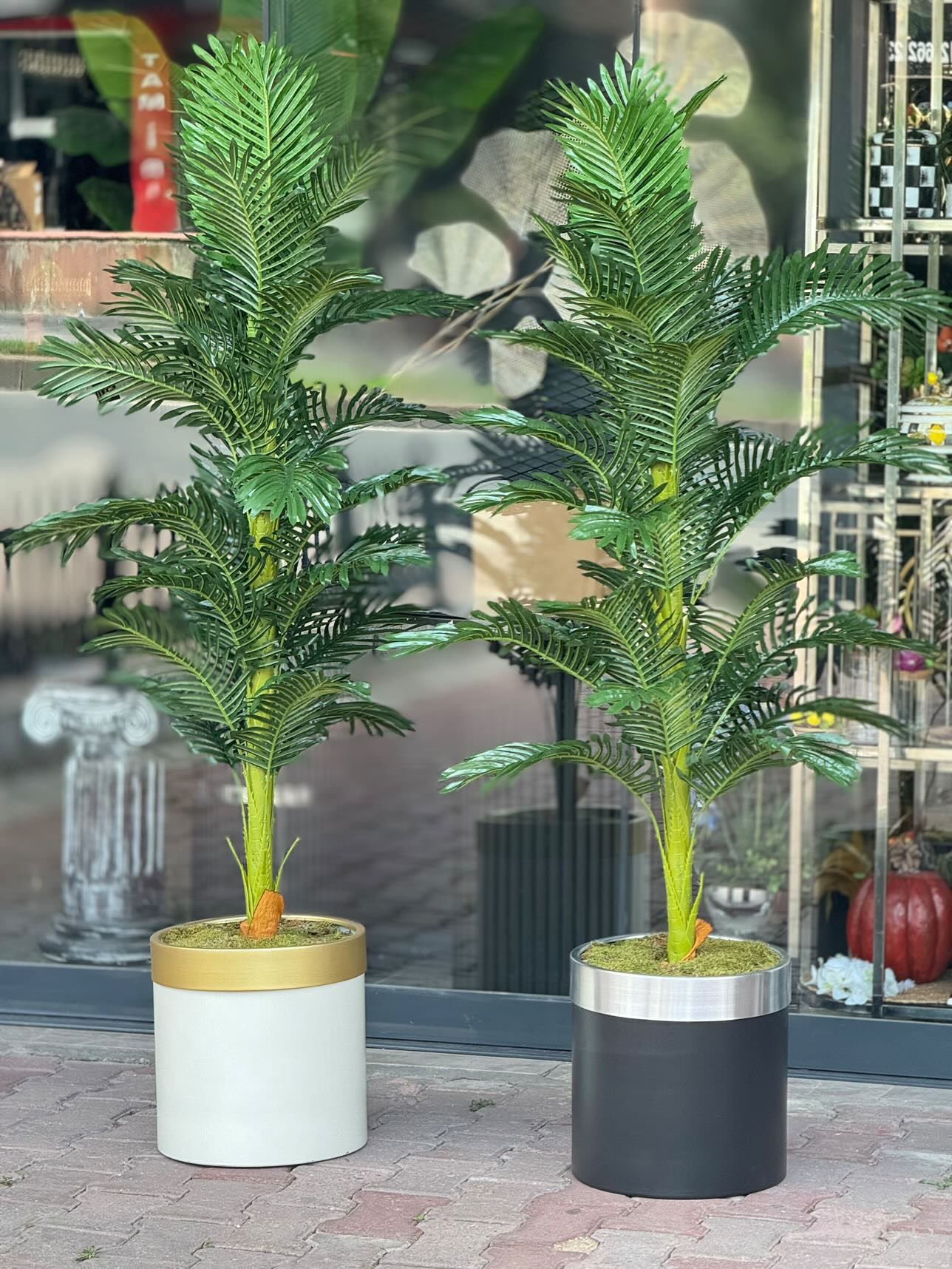 Yapay arekalı saksı 180cm