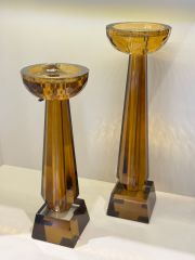 İkili Kristal Amber Mumluk