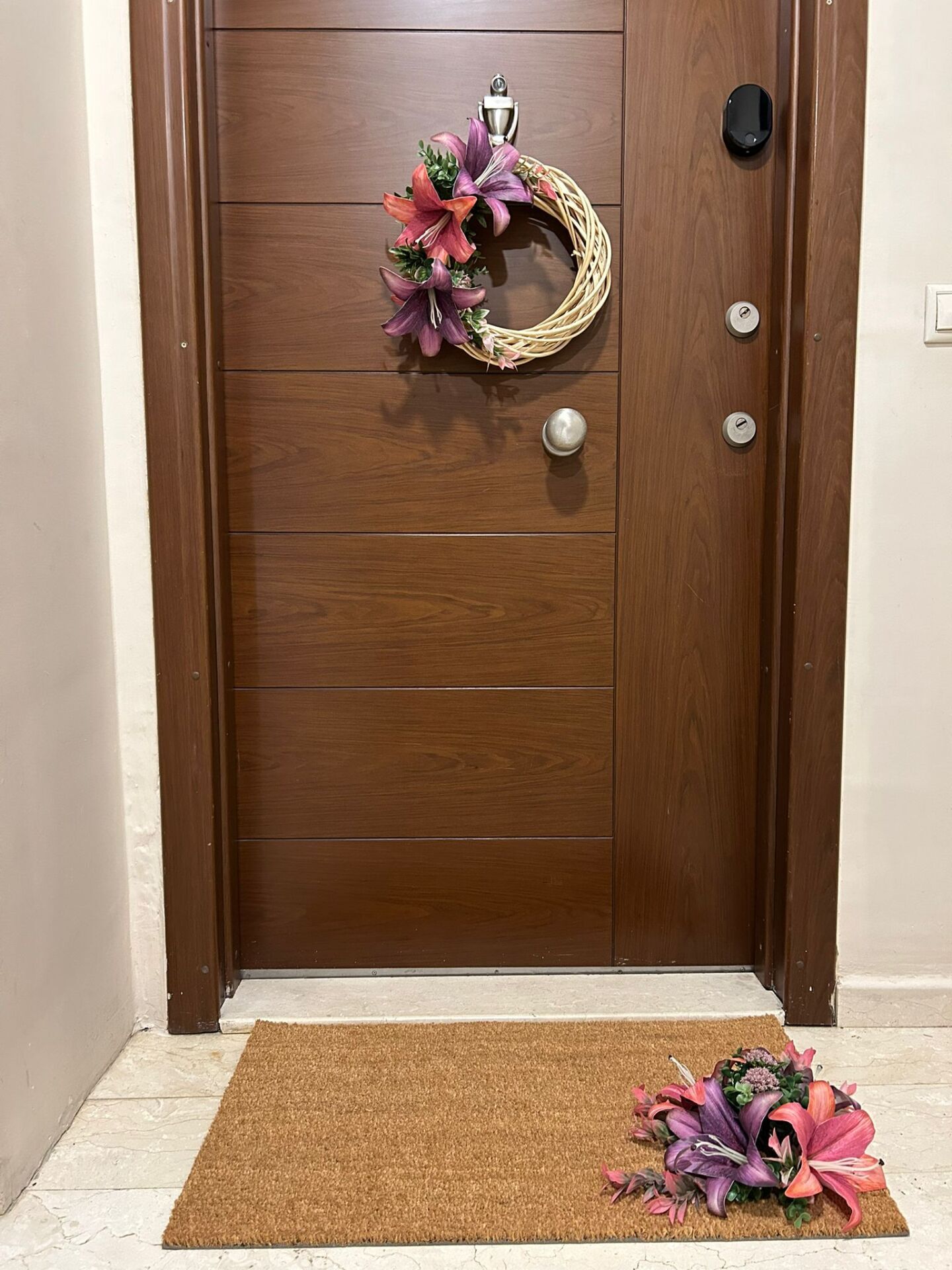 Tasarım Kapı Önü Paspas Set İki Parça No:3