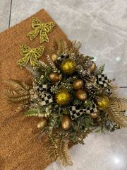 Kapı Önü Paspas Set 3 Parça Gold No:2