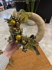 Kapı Önü Paspas Set 3 Parça Gold No:2